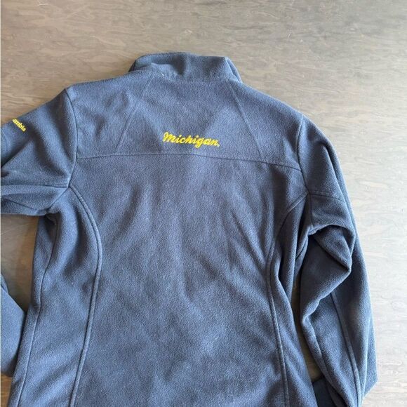 University of Michigan Columbia Blue Fleece Jacket - Picture 3 of 3